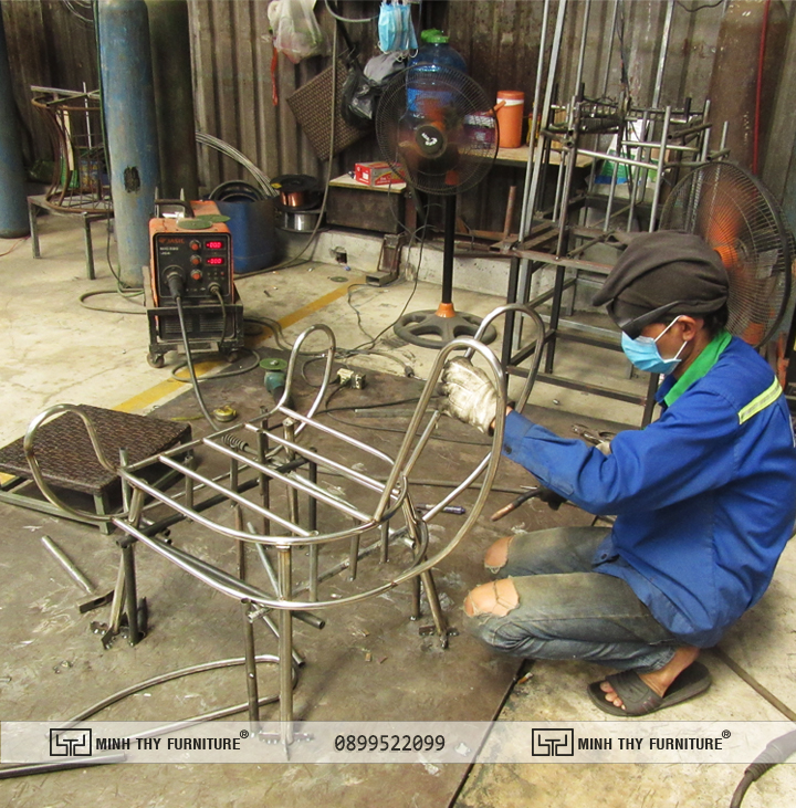 Khung Bàn Ghế Cafe Ngoài Trời MT2A223