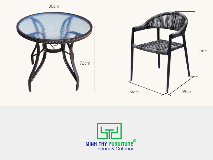 BÀN GHẾ NHỰA GIẢ MÂY MT2A239