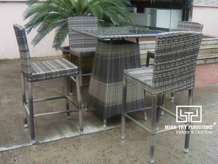 Địa chỉ cung cấp bàn ghế quầy bar nhựa giả mây cao cấp