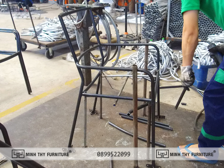 Hàn Định Hình Bàn Ghế Sắt Lưới BGS321