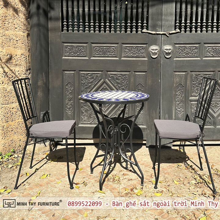 Bàn Ghế Sắt Ngoài Trời