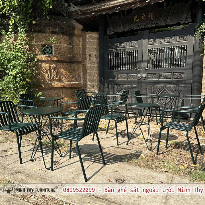 Bàn Ghế Sắt Ngoài Trời
