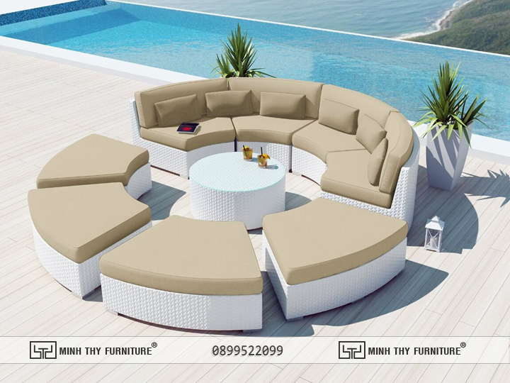 SOFA NHỰA GIẢ MÂY MT1A69