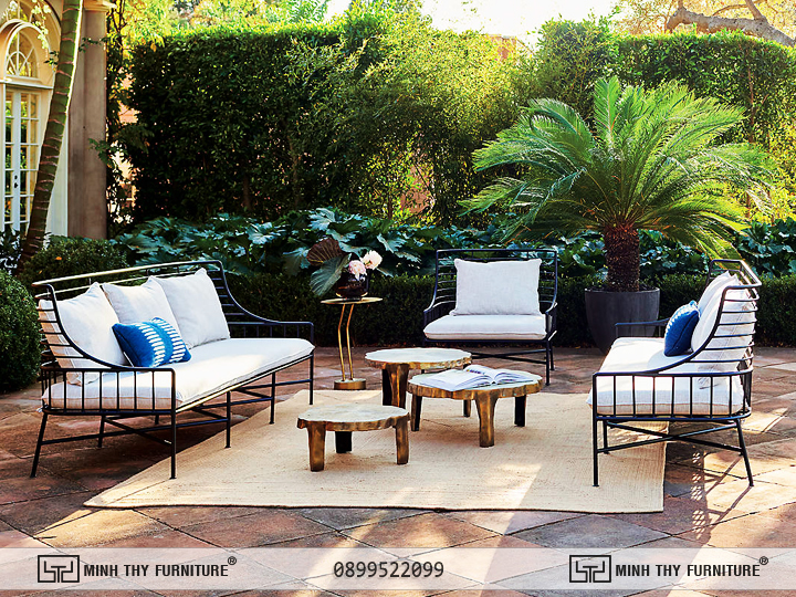 Bàn Ghế Sofa Khugn Sắt
