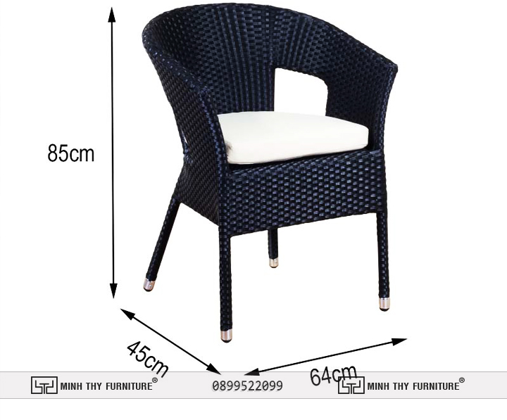 bàn ghế cafe giả mây MT258