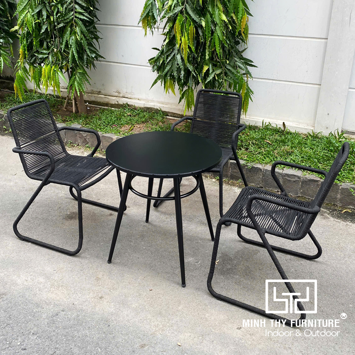 Ghế Giả Mây Đan Dây Dù