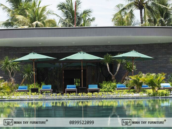 ghế hồ bơi resort