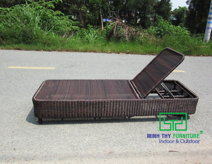 Đan tạo kiểu cho ghế hồ bơi khung nhôm