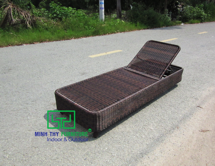 Đan tạo kiểu cho ghế hồ bơi khung nhôm