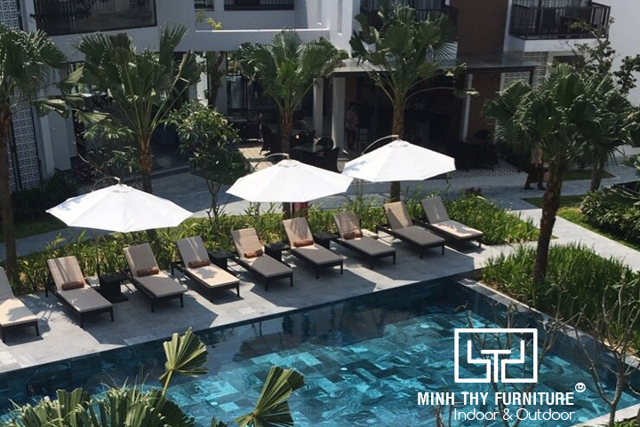 Senvila Boutique Hoi An Resort & Spa chọn Minh Thy Furniture là nhà cung cấp Bàn Ghế Giả Mây