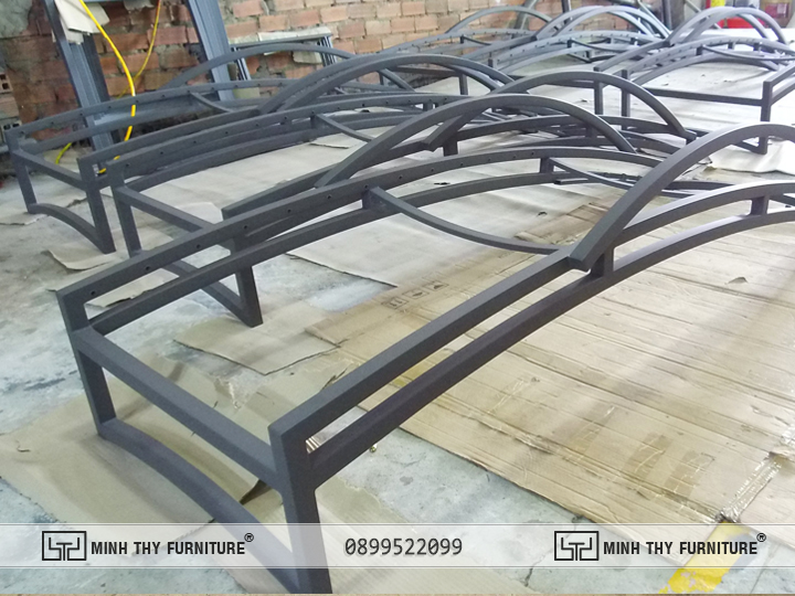 Sơn Tĩnh Điện GHẾ HỒ BƠI VẢI LƯỚI TEXTILENE KHUNG INOX MT4A67