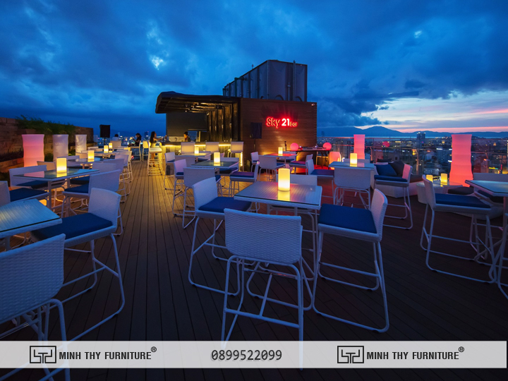 ghế quầy bar nhựa giả mây MT845