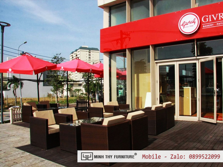 bộ bàn sofa mây nhựa