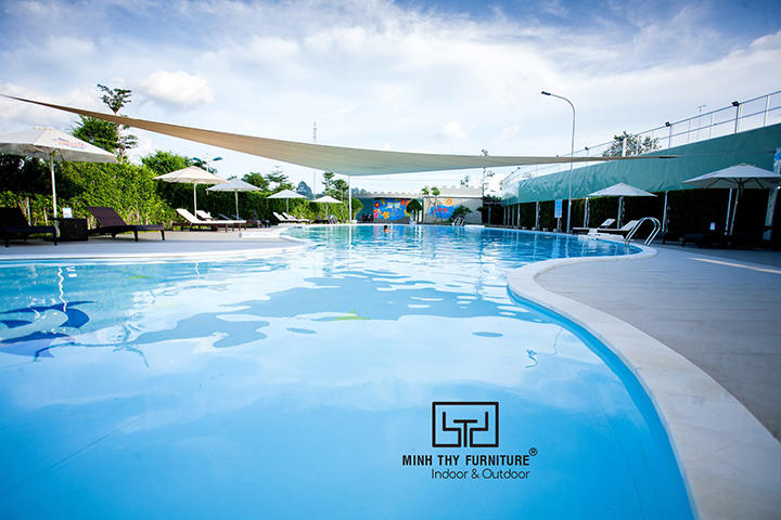 Minh Thy Furniture cung cấp ghế hồ bơi nhựa giả mây,giường tắm nắng,ghế bờ hồ,bàn ghế cafe... tại Hồ bơi Cana, Tây Ninh 16 Giường tắm nắng mây nhựa cao cấp