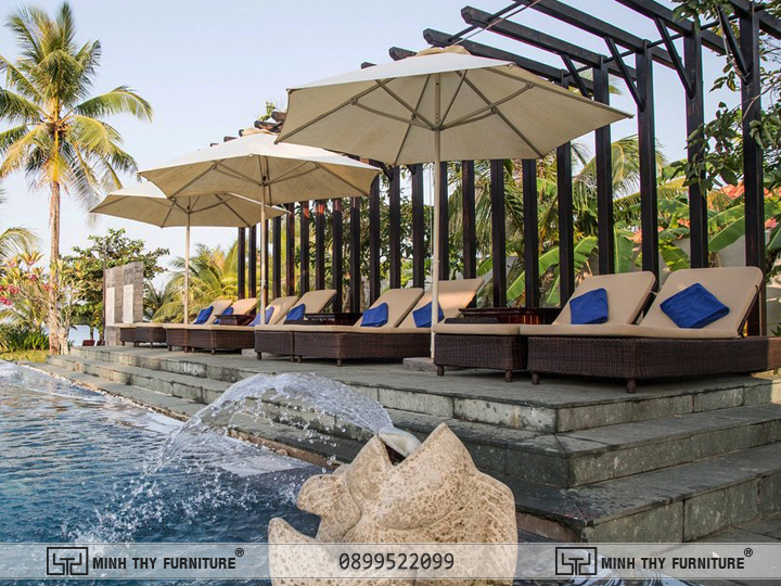 Mercure Phú Quốc Resort & Villas - Ghế Hồ Bơi Nhựa Giả Mây
