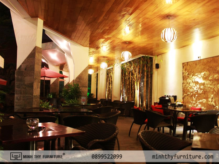 Bàn ghế nhựa giả mây