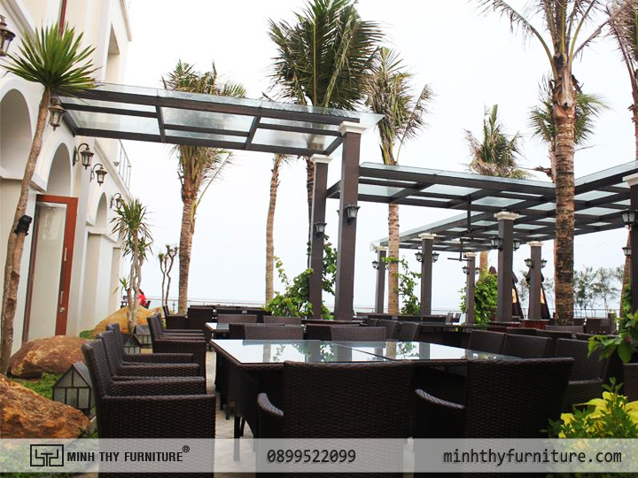 Bàn Ghế Giả Mây
