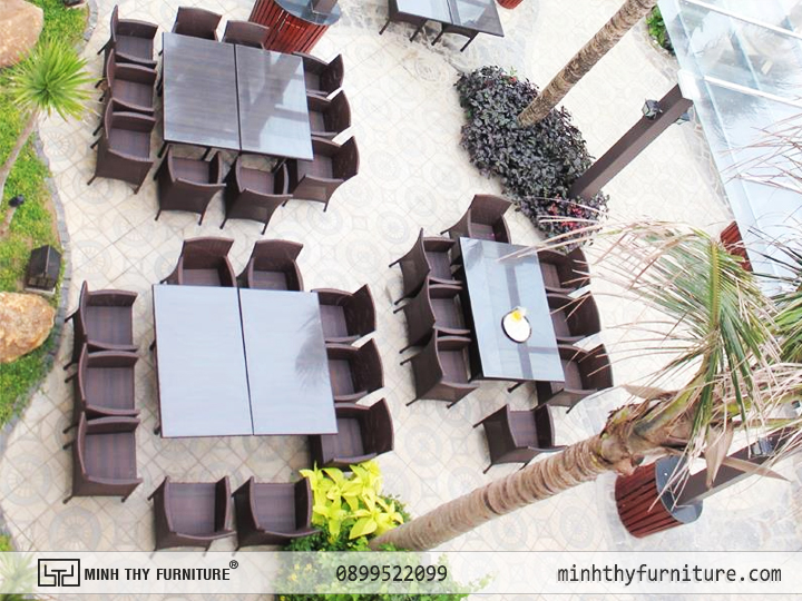 Bàn Ghế Giả Mây