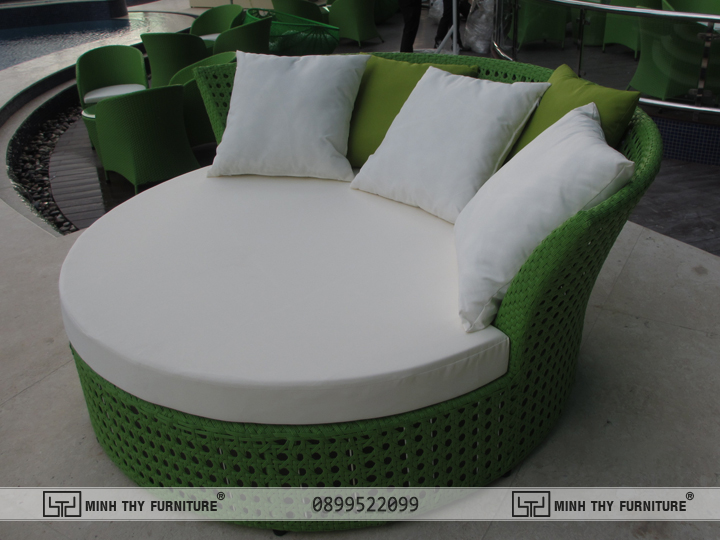 Nội thất Minh Thy cung cấp bàn ghế giả mây,sofa mây nhựa,giường tắm nắng cho dự án Times Square