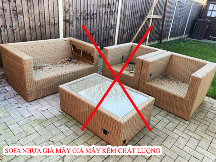 Sofa giả mây Minh Thy có thật sự bền như quảng cáo