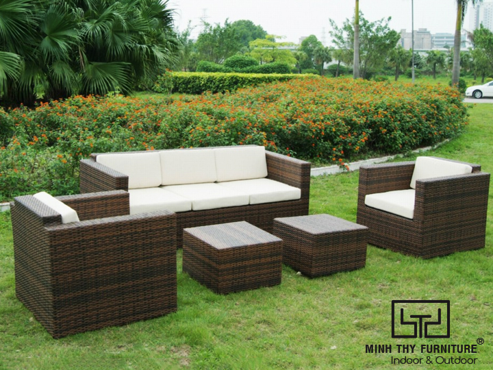 SOFA MÂY NHỰA MT153