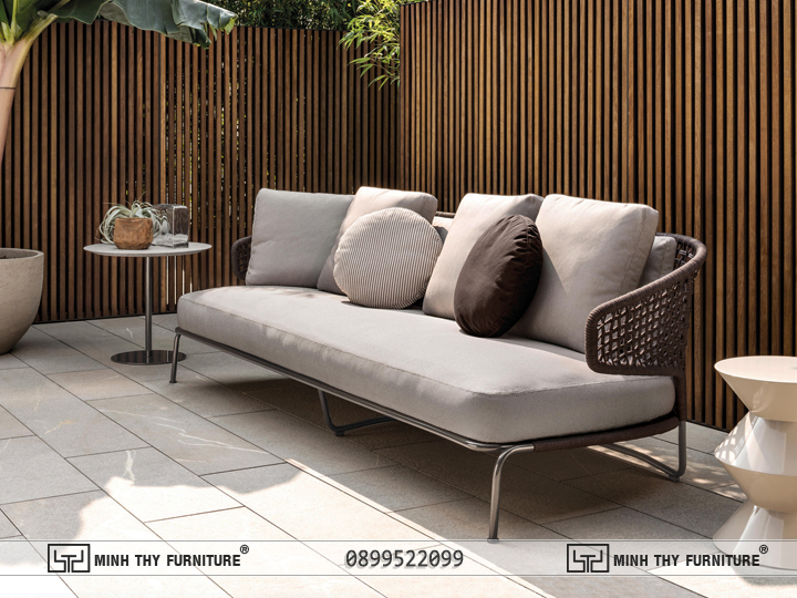 Sofa nhựa giả mây