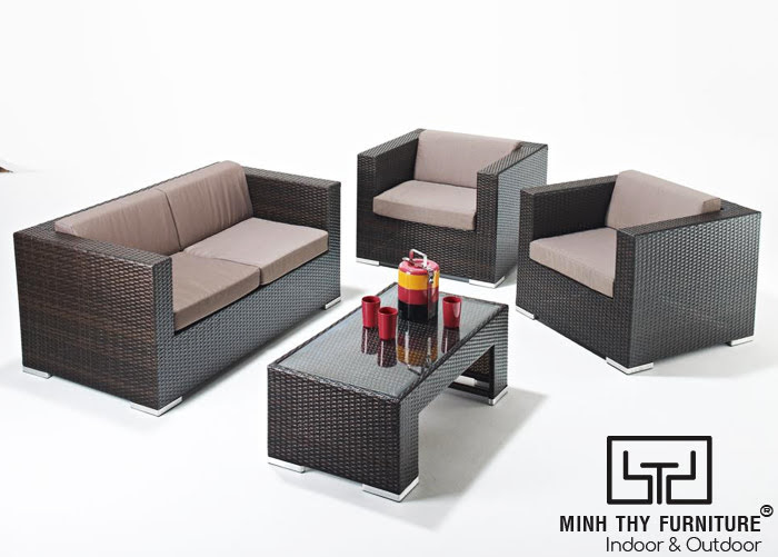 SOFA MÂY NHỰA MT154