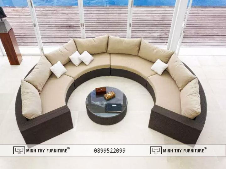 SOFA NHỰA GIẢ MÂY MT178.