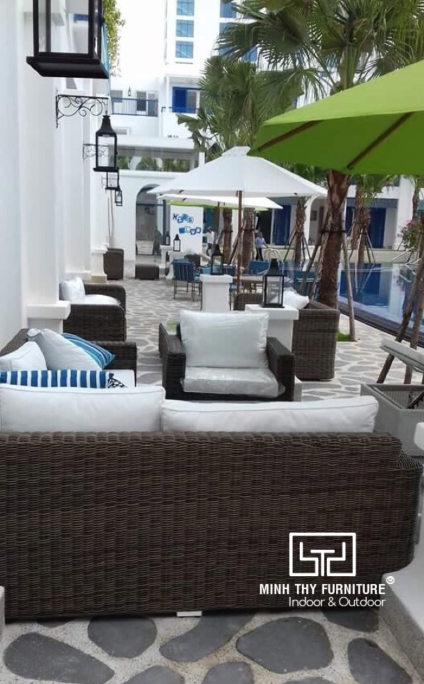 Risemount Resort Đà Nẵng chọn Minh Thy Furniture là nhà cung cấp nội thất giả mây