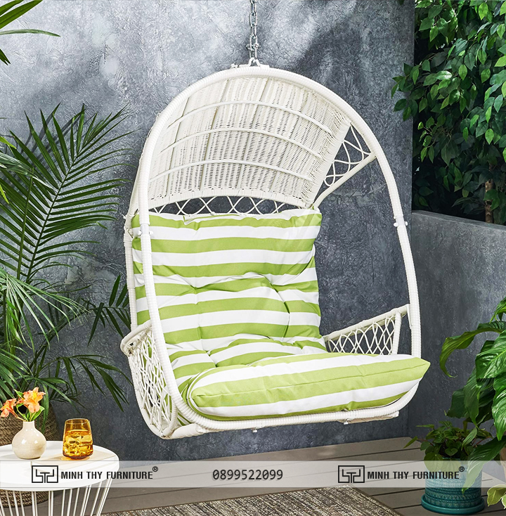 Xích Đu Treo Trần Nhà Nhựa Giả Mây