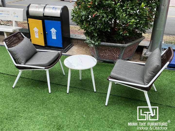 Bàn Ghế Giả Mây