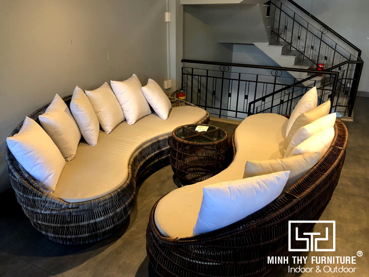 SOFA NHỰA GIẢ MÂY MT1000