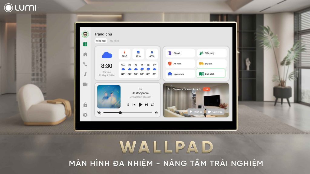 Khám phá trải nghiệm “all-in-one” với màn hình Smart Wallpad từ Lumi