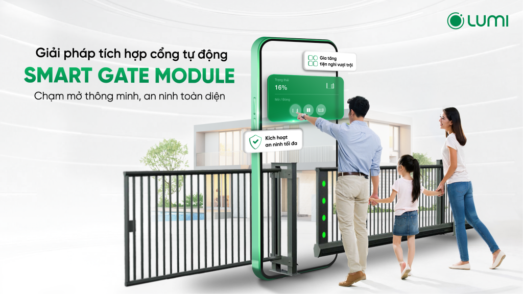 Smart Gate Module – Giải pháp gia tăng tính năng cho cửa cổng tự động