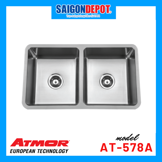 9 ưu điểm nổi bật của chậu rửa chén 2 ngăn Atmor & Moen