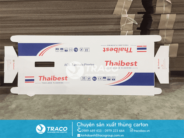 THÙNG CARTON ĐỰNG GỖ VÁN SÀN