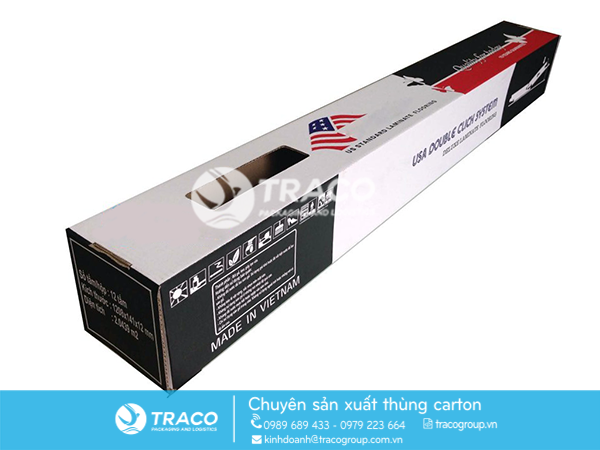 THÙNG CARTON ĐỰNG GỖ VÁN SÀN