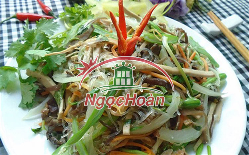 Cách làm miến dong xào thập cẩm