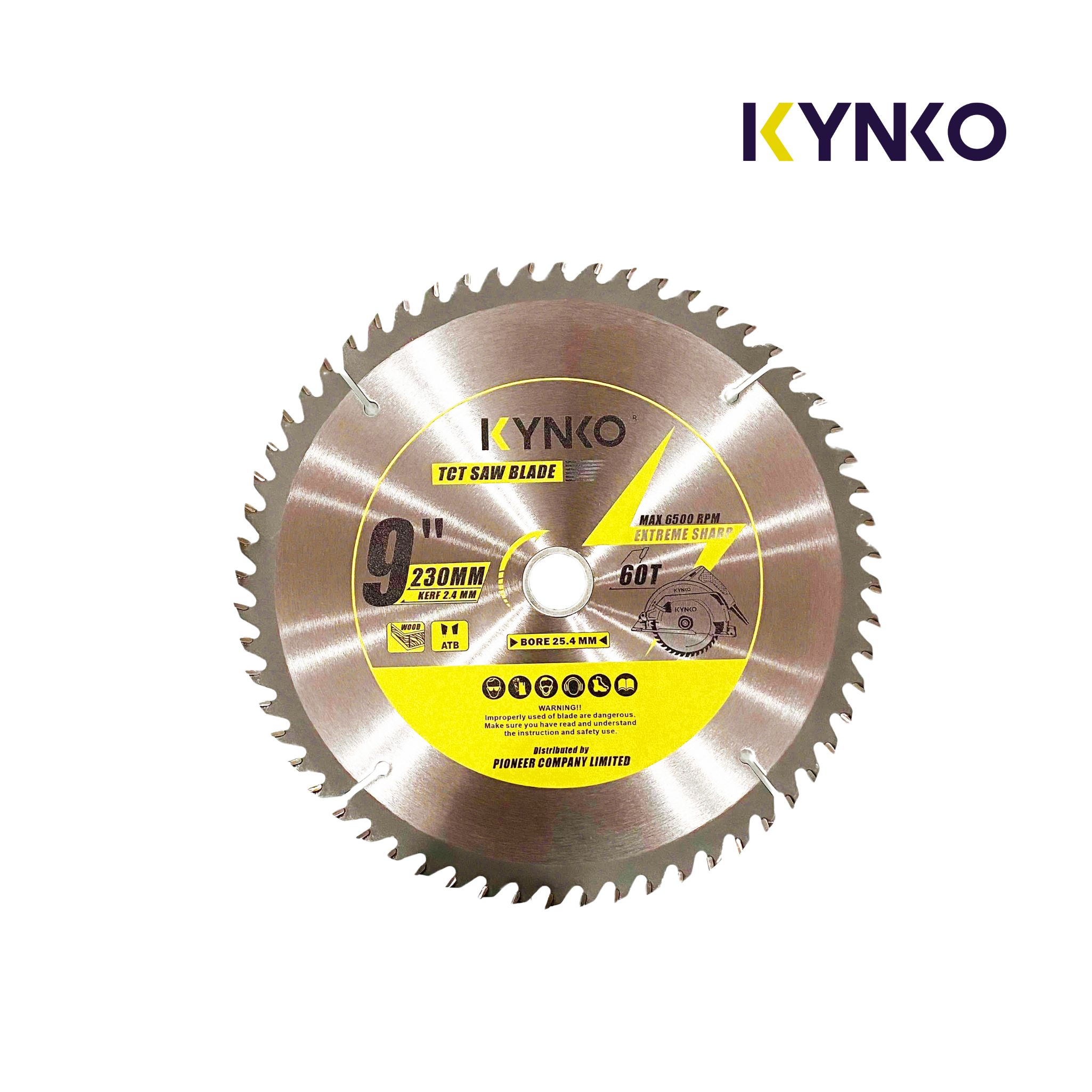 LƯỠI CƯA GỖ TCT 60 RĂNG Ø 230mm KYNKO WGZ230060P