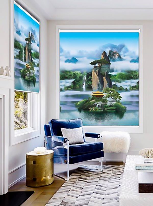 Rèm cuốn tranh- Rèm cửa AH