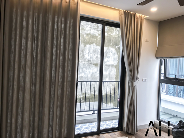 rèm vải thô- rèm cửa AH