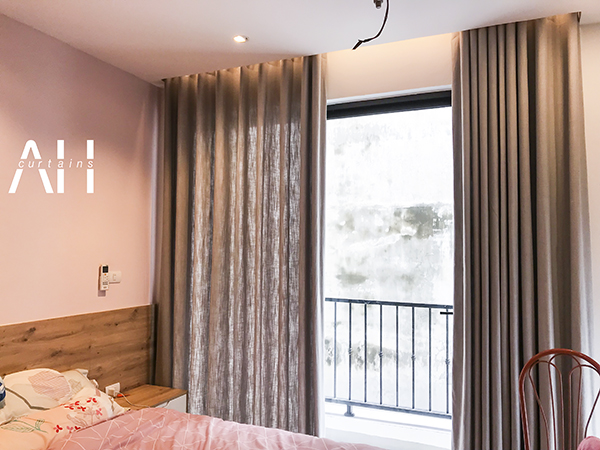 rèm vải thô- rèm cửa AH