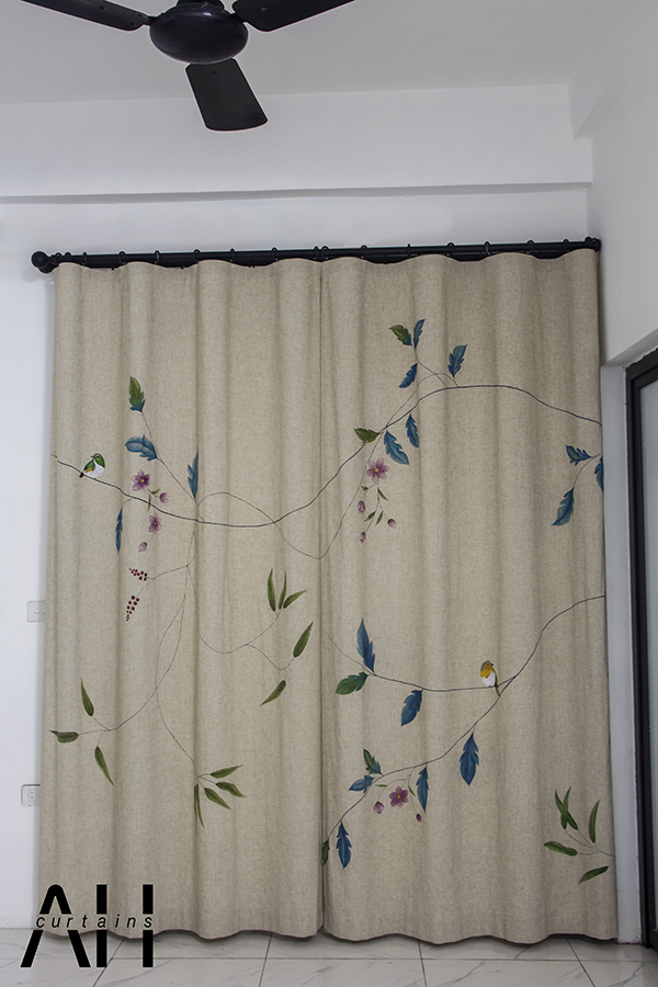 Rèm vải linen tự nhiên- Rèm cửa AH