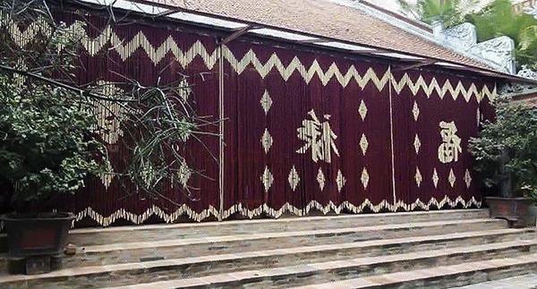 Rèm hạt gỗ- Sản phẩm thủ công Việt Nam