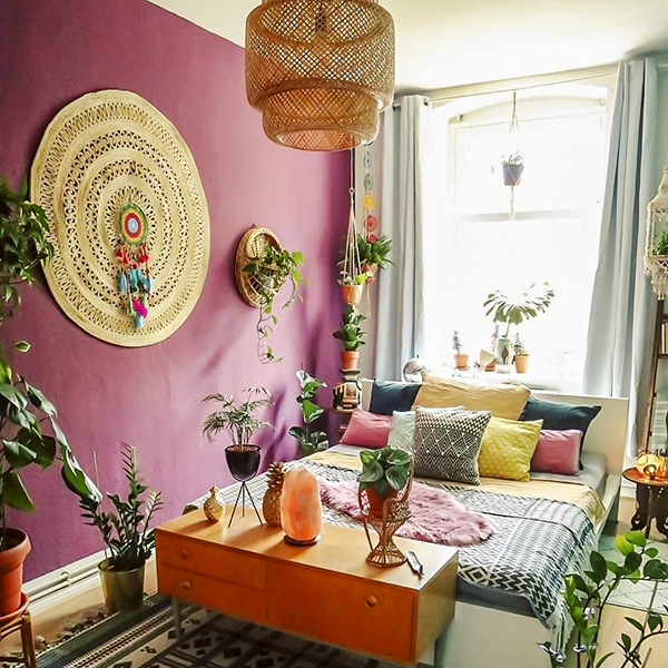 Rèm cửa cho phong cách nội thất Boho