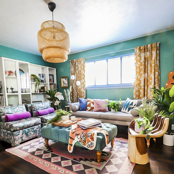 Rèm cửa cho phong cách nội thất Boho