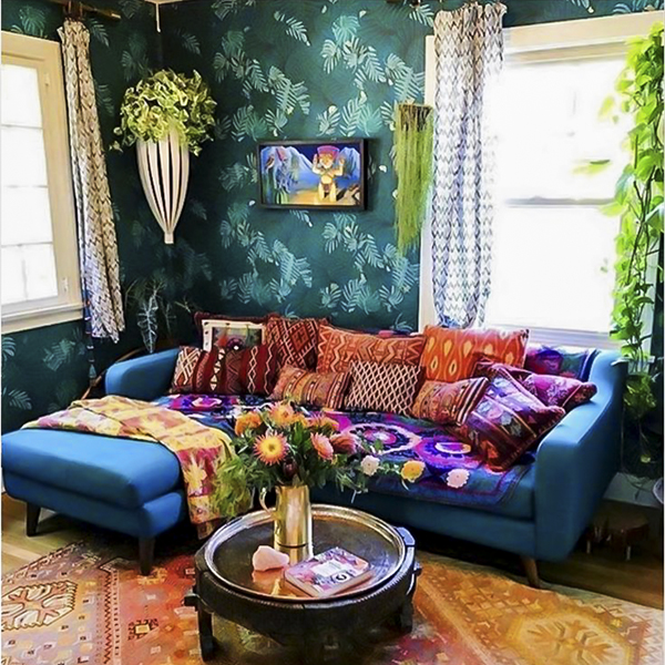 Rèm cửa cho phong cách nội thất Boho