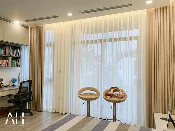 “Rèm vải hai lớp biệt thự Hà Đô Charm Villas”