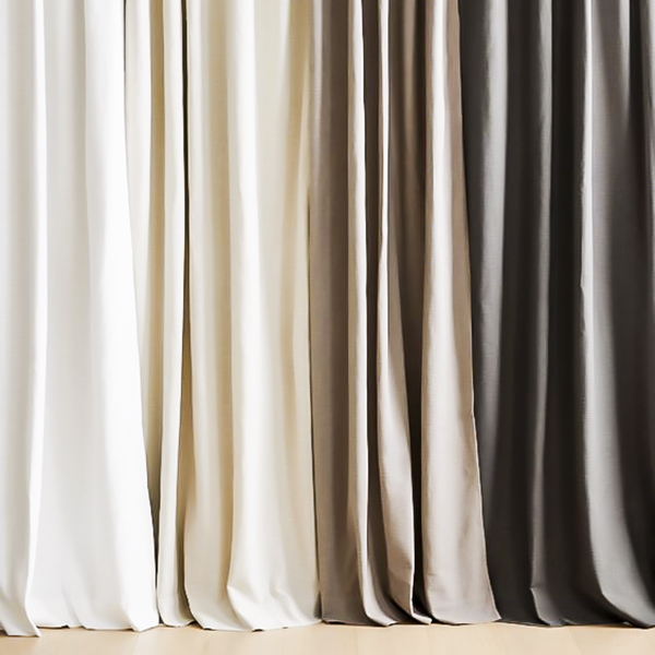 rèm cửa vải lụa tự nhiên