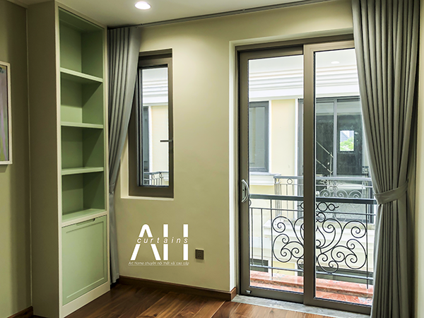 rèm vải biệt thự liền kề Vinhomes An Lạc Green Symphony